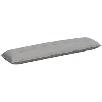 vidaXL Rugkussen Wolkgrijs 200 x 19 x 50 cm Stof