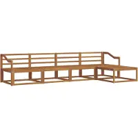 vidaXL Buiten bank set 5 st Naturel Massief Acacia Hout