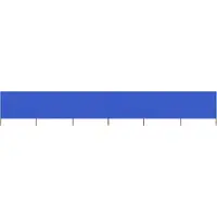 vidaXL Windscherm 6-panelen 800x160 cm stof azuurblauw