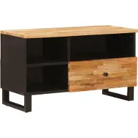 vidaXL TV Kast Bruin 80 x 33 x 46 cm Massief Mango Hout