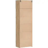 vidaXL Opbergkast 2 st Artisan Eiken 70 x 42,5 x 225 cm