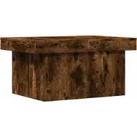 vidaXL Salontafel 100x55x40 cm bewerkt hout gerookt eikenkleurig