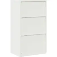 vidaXL Opbergkast Wit 60 x 40 x 105 cm Staal