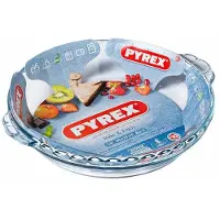 Pyrex - Iconic's Taartvorm met Grepen Ø 21 cm - Transparant - Borosilicaatglas