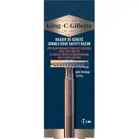 King C. Gillette Double Edge Safety Scheermes Heren - 5 Scheermesjes