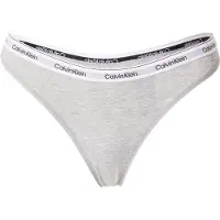 Calvin Klein Underwear String grijs gemêleerd / zwart / wit