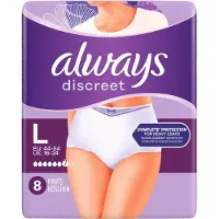 Always Discreet Broekjes Voor Urineverlies Voor Dames Plus maat L x32, Voordeelbox