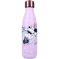 Disney Minnie Mouse Thirsty For More - Schoolbeker en Drinkfles - 700ml - Stainless Steel - Paars