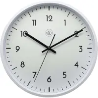 Nextime nXt Easy Big – Wandklok – 30 cm – Plastic – Wit – Stil