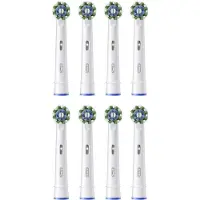 Oral-B CrossAction vervangende opzetborstels, verpakking van 8