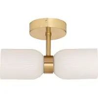 Atmosphera Rio Glazen Wandlamp Set - 2 Spots, H26,5 cm
