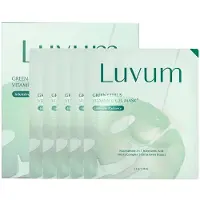 Luvum gelmasker met groene citrus en vitamine C 5 stuks