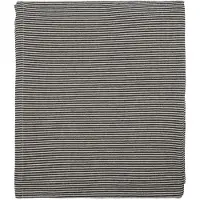 House Doctor Block Tafelkleed 150x150 Cm Zwart / Zand - Tafelkleden & lopers Katoen Black - 900001435