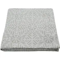 House Doctor Clip Tafelkleed 150x150 Cm Grijs / Wit - Tafelkleden & lopers Katoen Grey - 900001600
