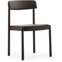 Normann Copenhagen Timb stoel Brown ash-ultra leather chocolate