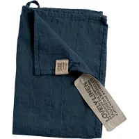 Lovely Linen Lovely Gastendoek 35x50 Cm Nachtblauw - Keukenhanddoeken Linnen Midnight Blue - GTL0180