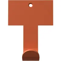 Maze Only Haak Xs Mandarijnkleurig - Haken en hangers Metaal Tangerine - 309031