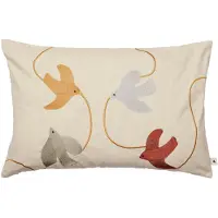 Ferm Living Swif Bird Embroidered Kussen