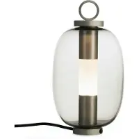 Ethimo Lucerna Lanterna Tafellamp / Antraciet - Tafellampen buiten Aluminium Steel - LNLAV5CD52