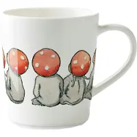 Design House Stockholm Elsa Beskow Mok Met Oor 40 Cl Children Of The Forest - Koffiekopjes Beenderporselein White - 2688-0100