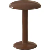 Flos Gustave Residential Tafellamp Draagbaar 2700k Gelakt Bruin - Draagbare lampen Aluminium Lacquered Brown - 09.8405.MR