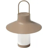 Loom Design LED tafellamp op accu Shadow Large, beige, IP65 Shadow, dimbaar, Woon-/ Eetkamer, Aluminium, Modern