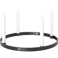 Ferm Living Circle Kandelaar Zwart Ø38 cm