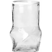 Broste Copenhagen Ellen Vaas Doorzichtig / Wit - Vazen Mondgeblazen Glas White - 14485086