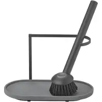 Blomus Dhuva Zeephouder 9 x 17 Cm - Overige afwas- en schoonmaakproducten Staal Magnet - 64561