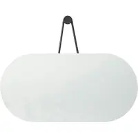 Zone Denmark A-wall Mirror Spiegel 30x60 Cm Zwart - Wandspiegels Glas Black - 332068