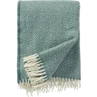 Klippan Yllefabrik Stella Plaid 130x200 Cm Cactus - Plaids & dekens Lamswol Green - 202211