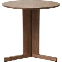 Form & Refine Trefoil eettafel Ø75 cm Gerookte eik