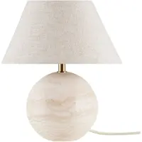 Globen Lighting Castello 24 Tafellamp Travertijnkleurig - Tafellampen Marmer Travertine - 512202