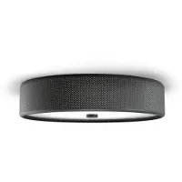 Herstal Grain Plafondinbouwlamp Mat Zwart - Plafonnières Metaal Matte Black - HB2118007