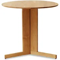 Form & Refine Trefoil eettafel Ø75 cm Eikenhout