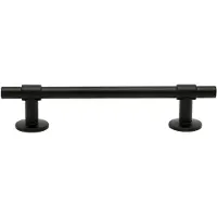 Beslag Design Uniform Handvat C/c 128 Mat Zwart - Knoppen en deurgrepen Staal Matte Black - 343303-11