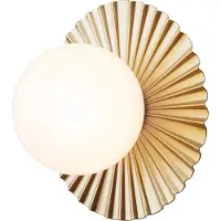 Nuura Wandlampe , Liila Muuse, dimbare, Goud / Messing, Woonkamer, Metaal, Scandinavisch