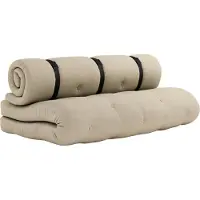 Karup Buckle-up Bank Met Riem Voor Buiten / Zwart - Slaapbanken Acryl Beige - 801402402140