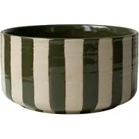 DBKD Line Pot 8 Cm Groen - Bloempotten Keramiek Green - 20250202SG