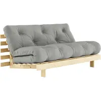 Karup Roots 160 Slaapbank Met Mattras Raw / Grijs - Slaapbanken Dennenhout Grey - 123100746160