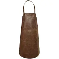 Mareld Leather Schort Bruin - Schorten Leer Brown - MAR0248