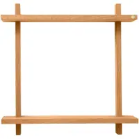 Andersen Furniture Treat wandplank dubbel Oiled Nature Oak, 50x12x50 cm