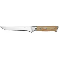 Mareld Uitbeenmes 16 Cm Pakkahout - Fileermessen Roestvrijstaal Light Wood - MAR0036