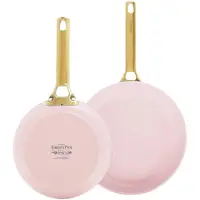 Greenpan Padova Reserve 20 + 26 cm koekenpannenset Blush Pink