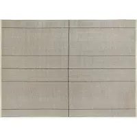 Normann Copenhagen Seam Vloerkleed 250x350 Cm Grijs - Wollen vloerkleden Wol Grey - 609979