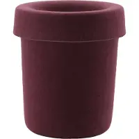 Normann Copenhagen Hide Office Prullenbak Burgundy