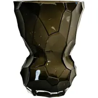 Hein Studio Reflection Vaas 30 Cm Rookgrijs - Vazen Mondgeblazen Glas Smoke - 1502