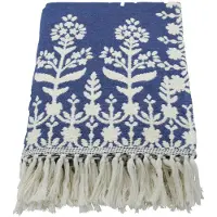 House Doctor Mazzo Plaid 140x200 Cm Blauw - Plaids & dekens Katoen Blue - 900001431