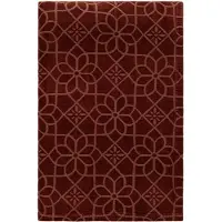 Decotique Juliette Sprei 260x260 Cm Donkerrood - Bedspreien Chenille Dark Red - 422875