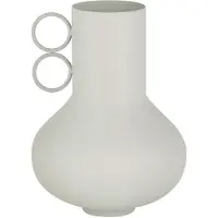 Blomus Loha Vaas 20 Cm - Vazen Staal Moonbeam - 64620